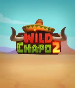 Embark on the vibrant Mexican desert with Wild Chapo 2 slot by Relax Gaming, showcasing a whimsical bull wearing a sombrero against a serene desert backdrop. This graphic captures the excitement and culture of the game, ideal for fans of animated adventure slots, offering a delightful gaming experience.